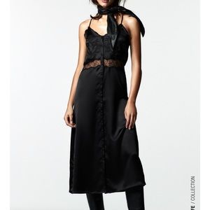 NWT Zara combination slip dress